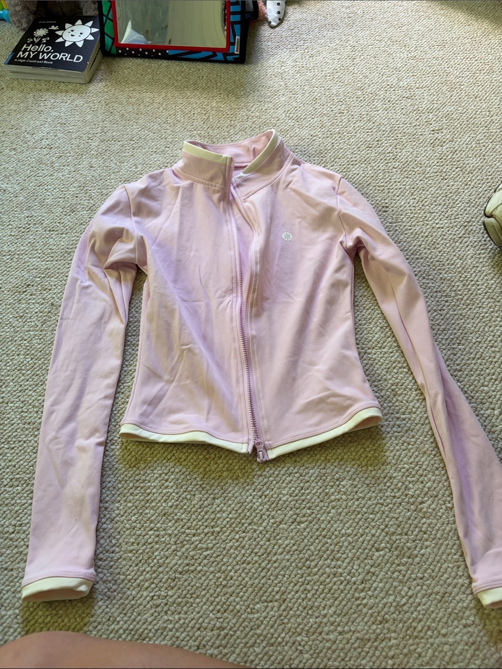 Astoria activewear athletica Light Pink Full-Zip Bomber Jacket